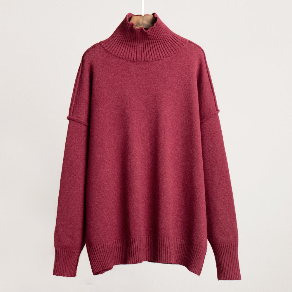 Damen Modischer Rollkragenpullover EB