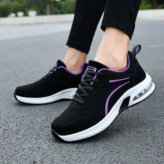 Herren nan luftgedämpfter City-Sneaker mit ergonomischer EVA-Zwischensohle und gepolsterter Knöchelmanschette EB