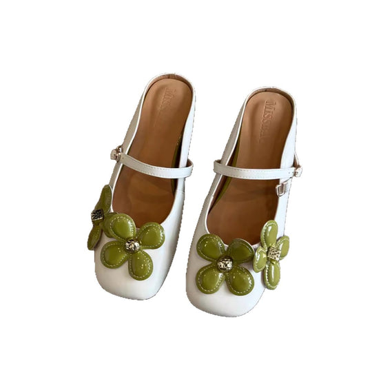 Damen Sling-Sandalen mit modischem Blumendesign und komfortabler Innensohle EB