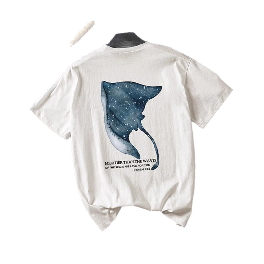 Damen T-Shirt mit kreativem Motiv und inspirierendem Schriftzug EB