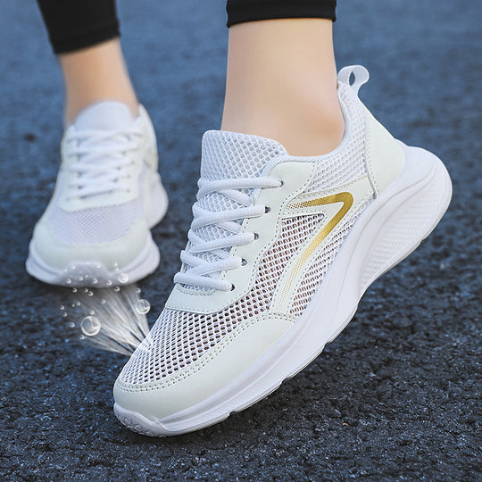 Damen Atmungsaktive Sneakers mit wasserdichtem Obermaterial und rutschfester Außensohle EB