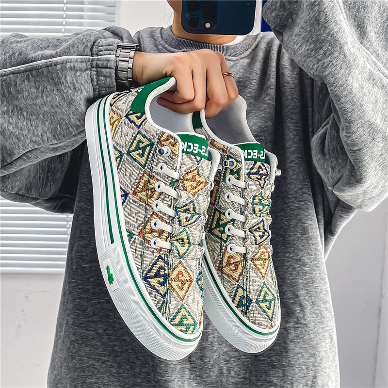 Damen Sneakers im modernen grafischen Design EB