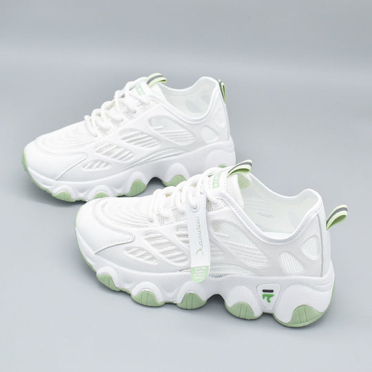 Damen Sportliche Sneakers mit atmungsaktiver Netzstruktur und komfortabler Dämpfung EB