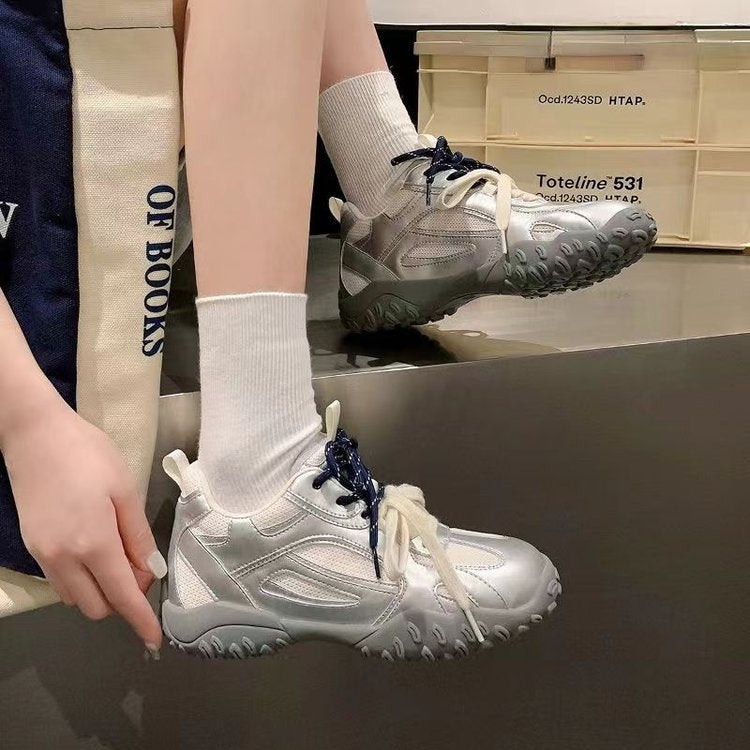 Damen Atmungsaktive Laufschuhe mit flexiblem Sohlenprofil und modischem Design EB
