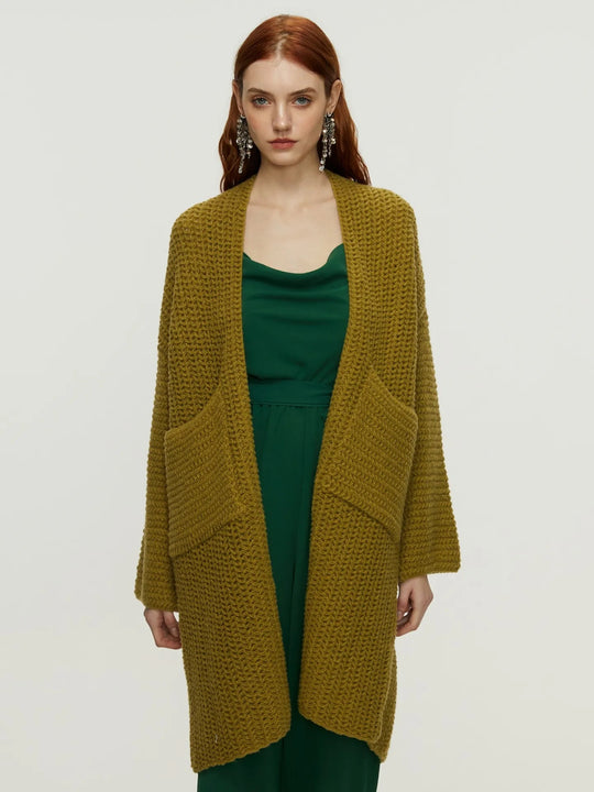 Damen Strickjacke mit Taschen EB