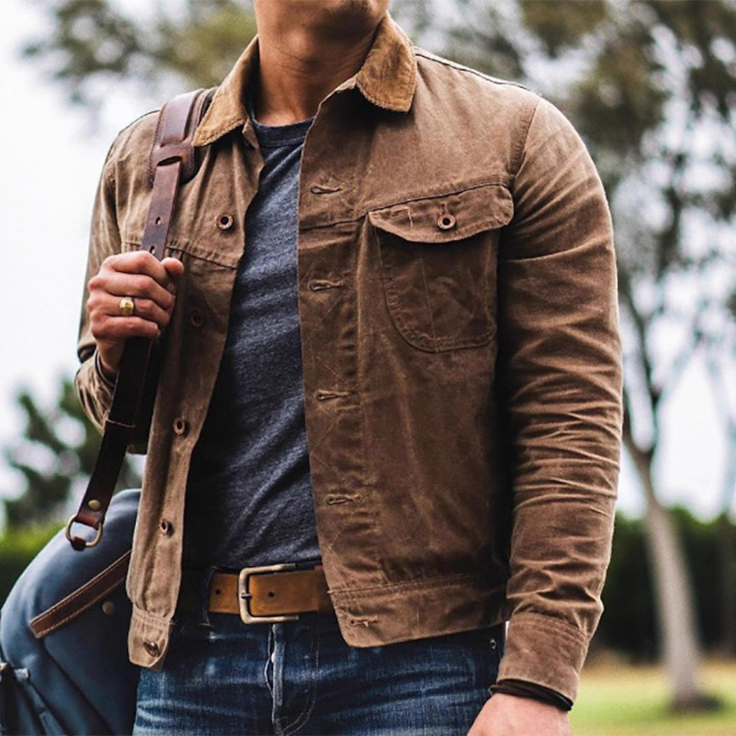 Herren Baumwolljacke mit praktischen Taschen und modernem Schnitt EB