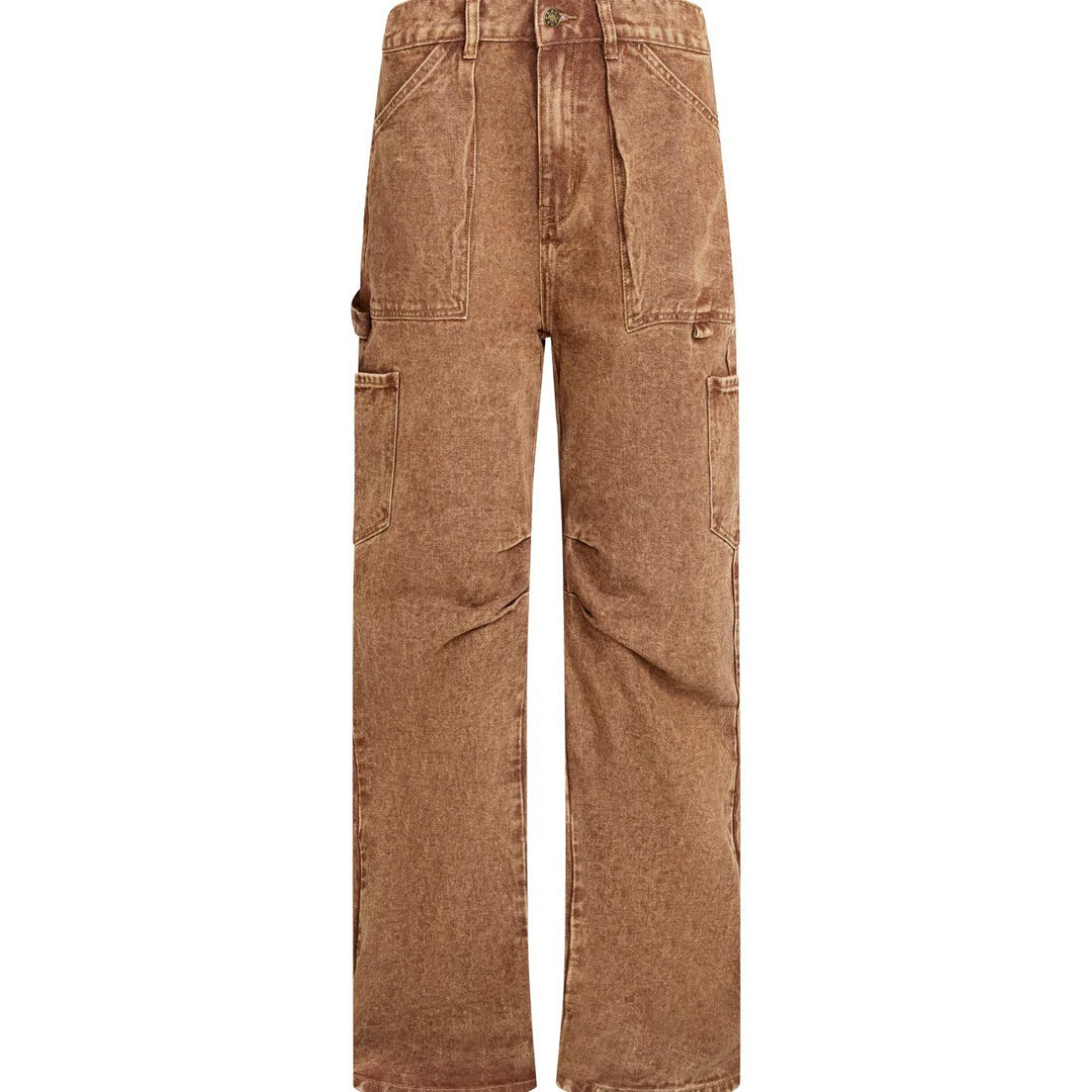 Damen Cargo-Jeans im lässigen Schnitt mit praktischen Taschen EB