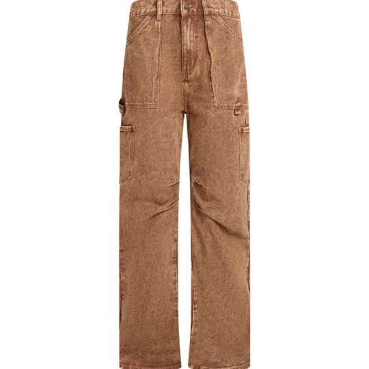 Damen Cargo-Jeans im lässigen Schnitt mit praktischen Taschen EB