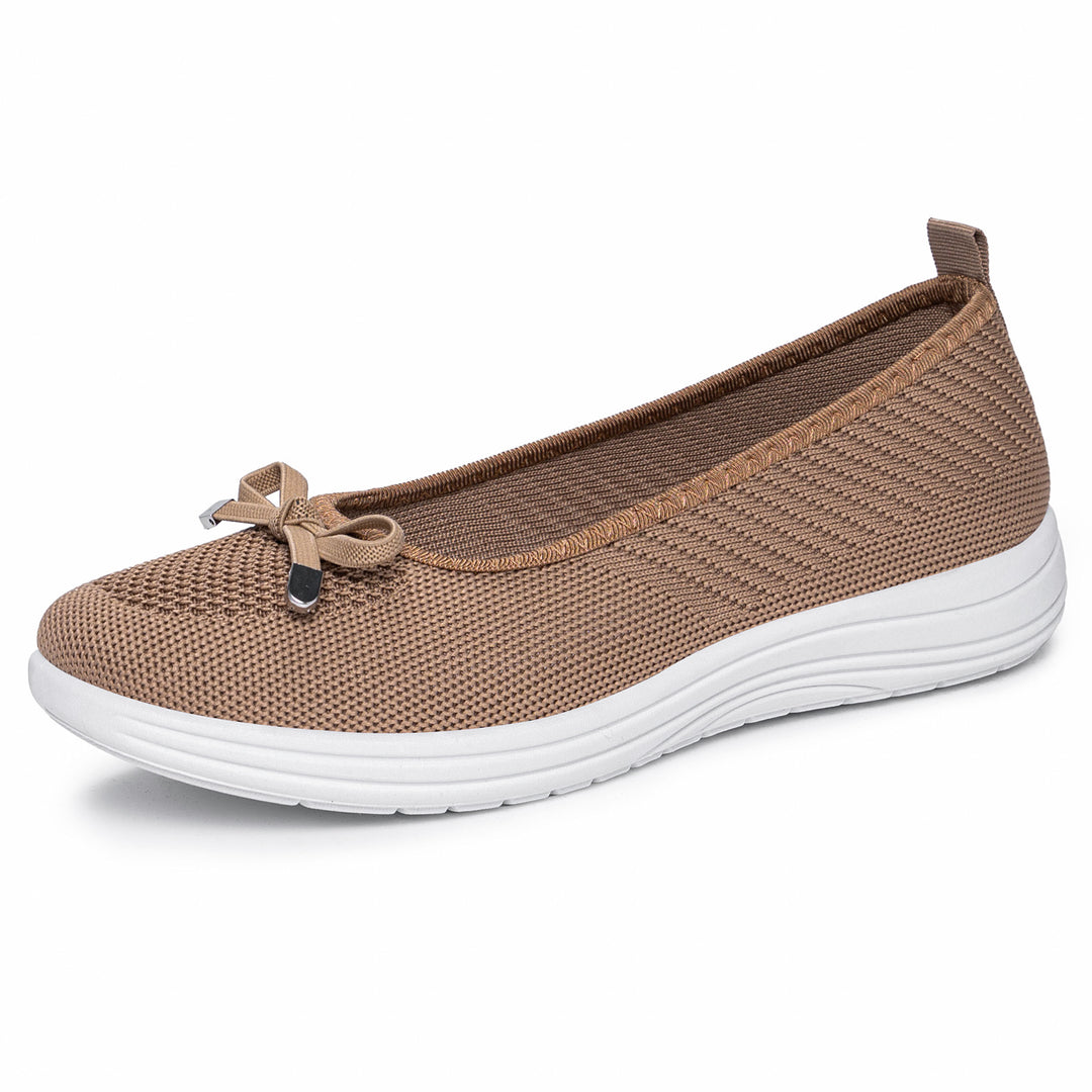 Damen Bequeme Ballerinas mit flexibler Sohle und atmungsaktivem Obermaterial EB
