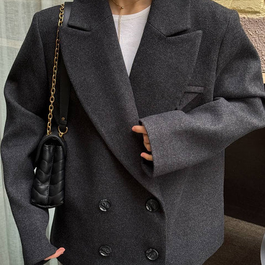 Damen oversized Wollblazer EB