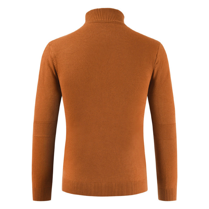 Herren Rollkragenpullover aus weichem Strickmaterial mit modernem Design EB