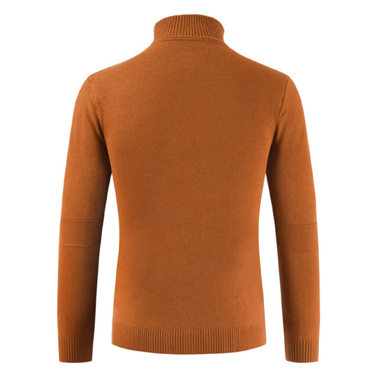 Herren Rollkragenpullover aus weichem Strickmaterial mit modernem Design EB