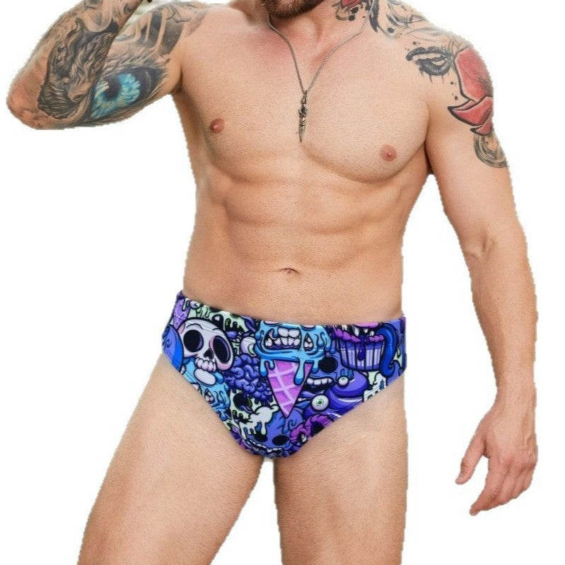 Herren Sportliche Badeshorts mit aufregendem Grafikdesign EB