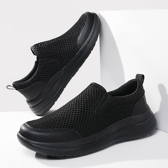Damen Atmungsaktive Sneakers mit elastischem Einschlupf und rutschfester Sohle EB