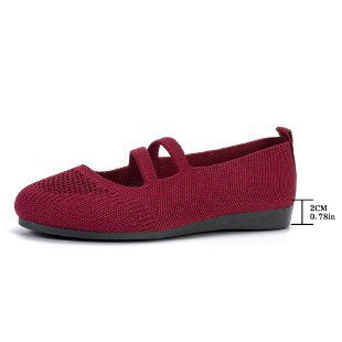 Damen bequeme Slip-On Ballerinas EB