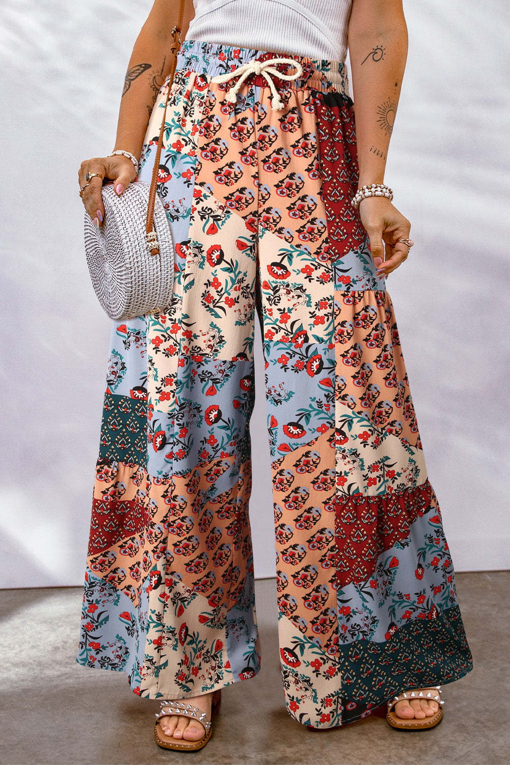 EB | Florale Freizeithose Hose