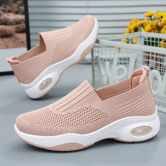 Damen Komfortable Slip-On Sneakers mit ergonomischer Dämpfung EB