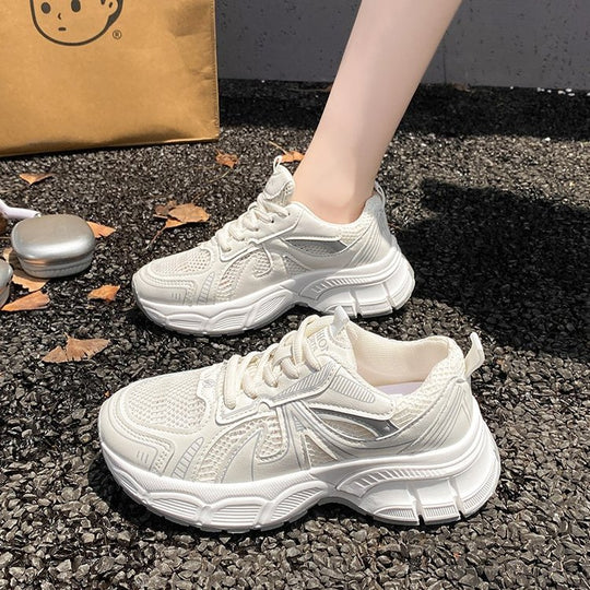 Damen Sport Sneakers mit atmungsaktivem Obermaterial und dämpfender Sohle EB