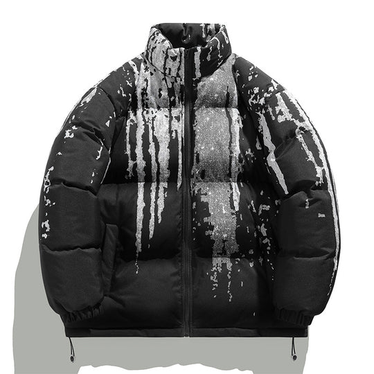 Damen Winterpufferjacke mit elastischen Bündchen und stylischem Design EB