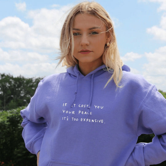 Damen Kapuzensweater mit inspirierendem Spruch und bequemer Passform EB