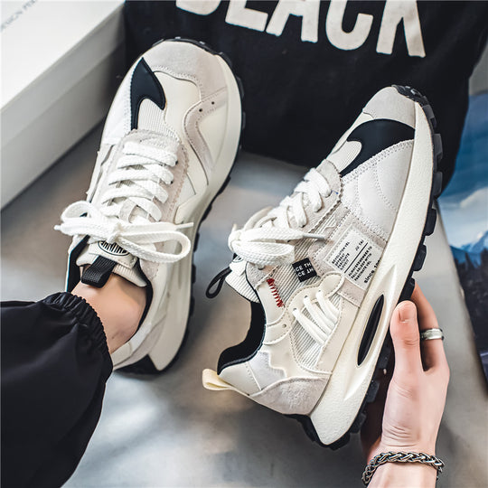 Damen Sportliche Sneaker mit atmungsaktivem Obermaterial und stoßdämpfender Sohle EB