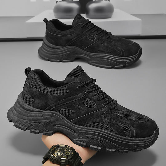 Damen Komfortable Sneakers mit atmungsaktiver Mesh-Konstruktion und stabiler Sohle EB