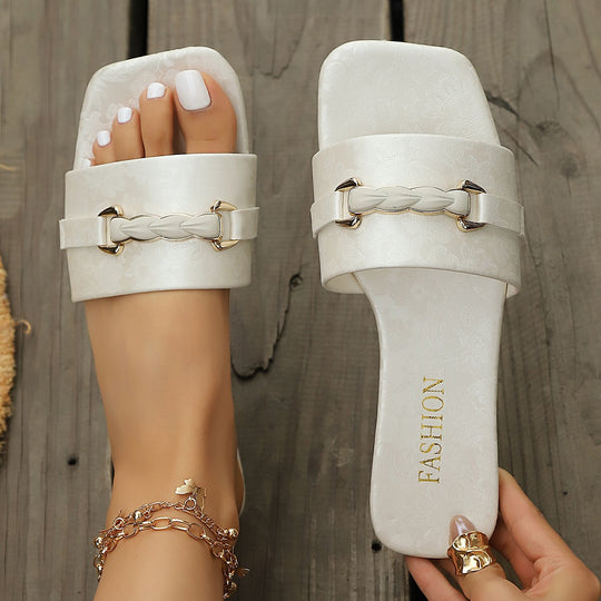 Damen Clogs mit elegantem geflochtenem Design und Platz für hohes Fußbett EB