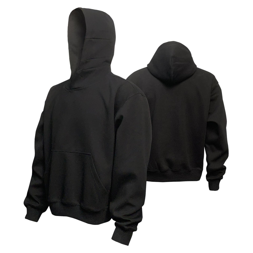Unisex weicher Heavyweight-Oversize-Kapuzenpullover mit dreiteiliger Kapuze und verstärkter Kängurutasche EB