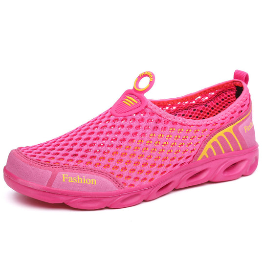 Damen Sportliche Mesh-Schuhe mit flexibler Sohle und atmungsaktiver Oberflächenstruktur EB