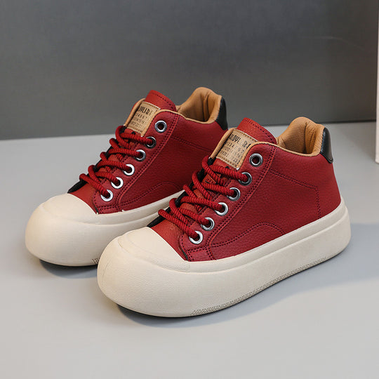 Damen lässige High-Top Sneakers mit dämpfendem Sohlenprofil und strapazierfähigem Obermaterial EB