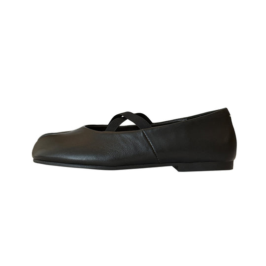 Damen Elegante Ballerinas mit modischem Riemchen und gepolstertem Fußbett EB