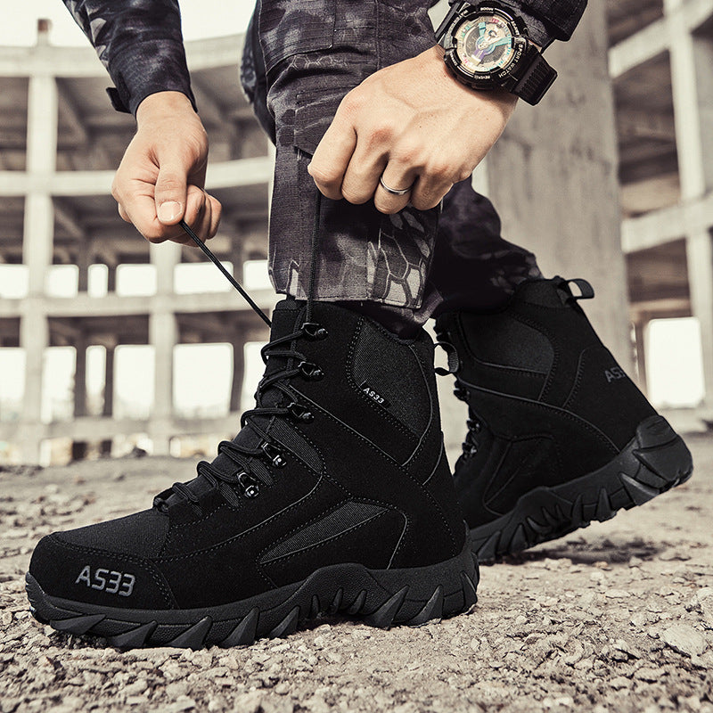 Herren Multifunktionale Tactical-Boots mit hohem Knöchelschutz und rutschfester Sohle EB