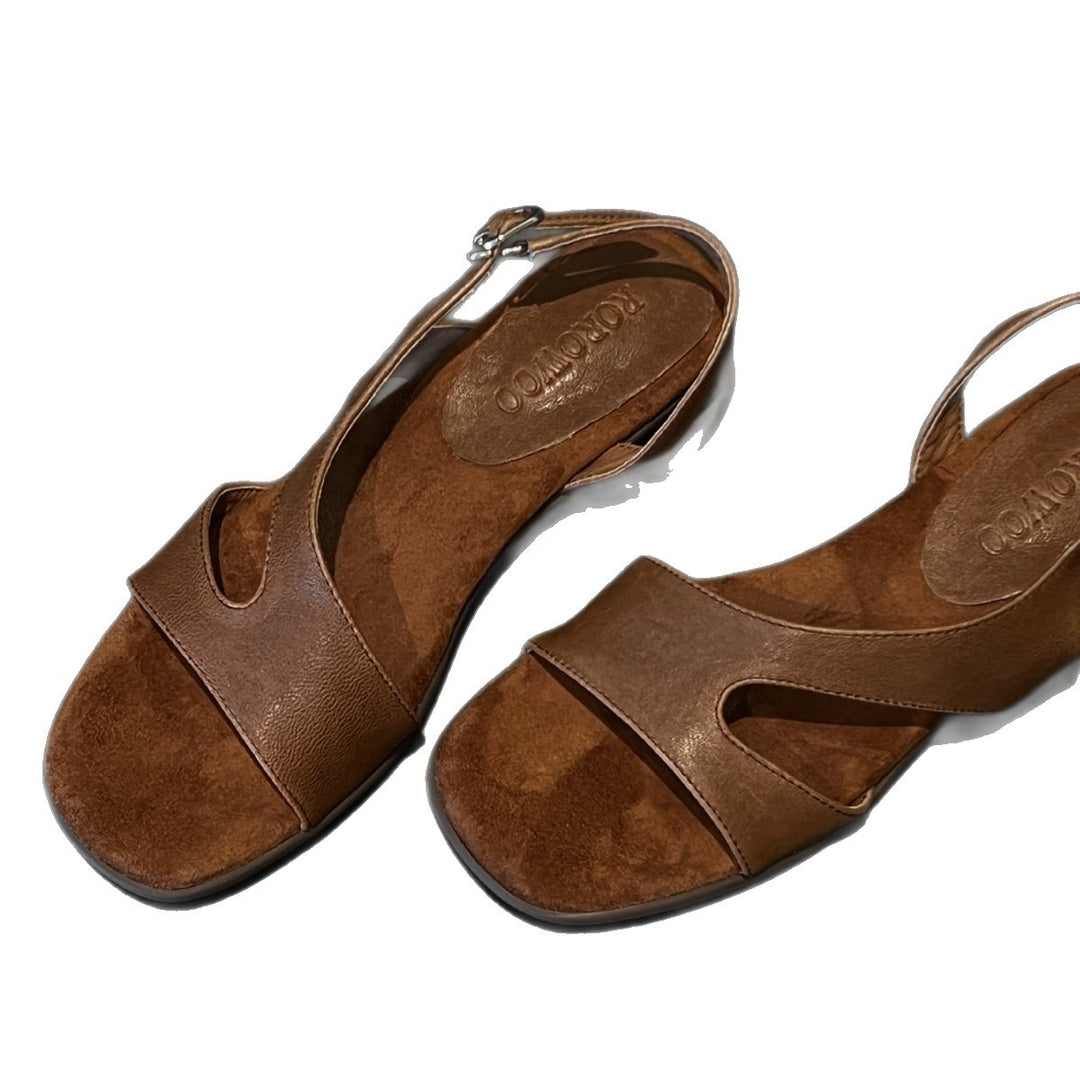 Damen Sandalen mit verstellbarem Riemen und anatomisch geformtem Fußbett EB