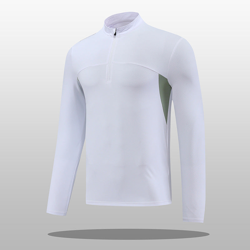Herren Funktions-Thermoshirt mit Stehkragen und Reißverschluss EB