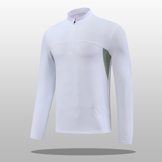 Herren Funktions-Thermoshirt mit Stehkragen und Reißverschluss EB