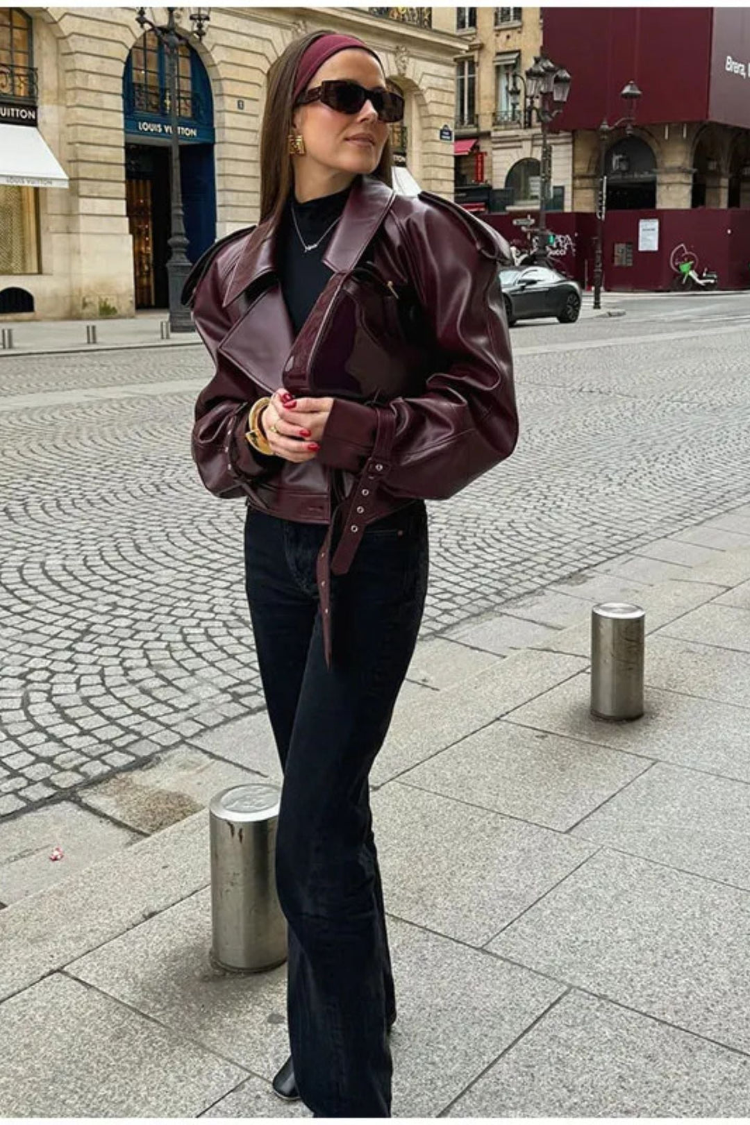 EB | Kunstleder Bequeme Jacke