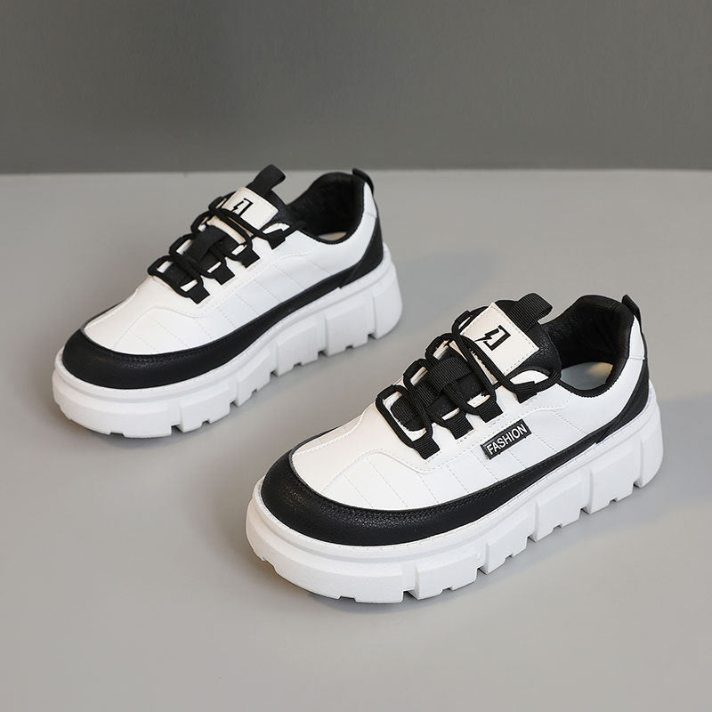 Damen Sportliche Plateau Sneaker EB