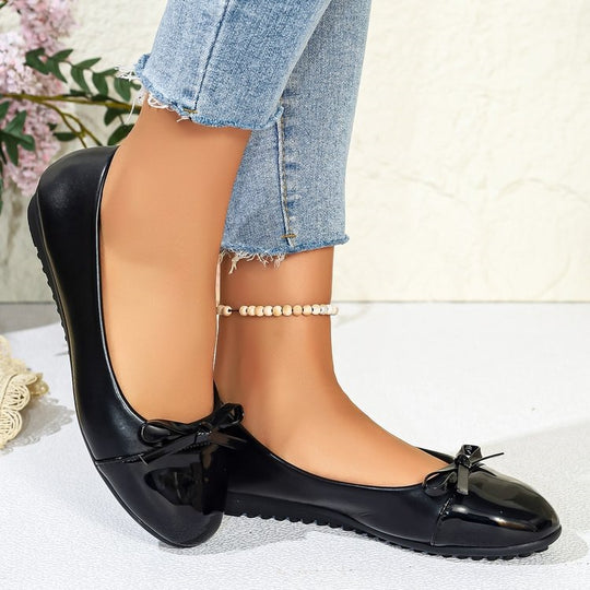 Damen Ballerinas mit schickem Schleifendetail EB