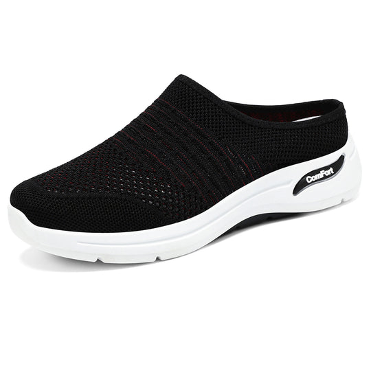 Damen Atmungsaktive Slip-On Freizeitschuhe mit flexibler Sohle EB