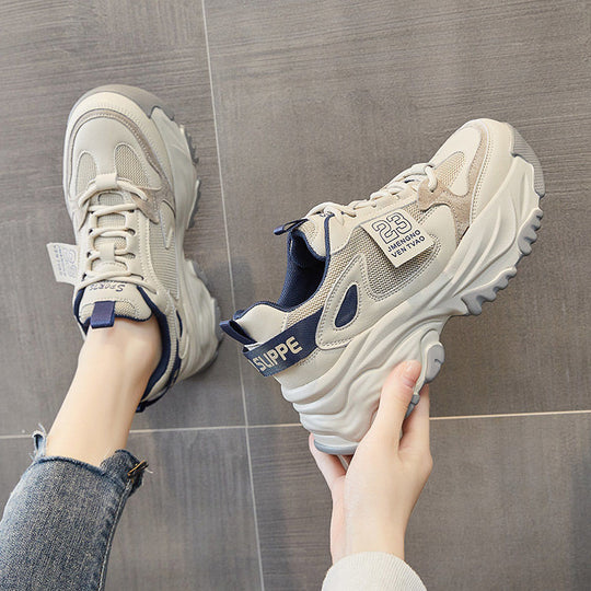 Damen modische Laufschuhe mit atmungsaktivem Obermaterial und verstärkter Sohle EB