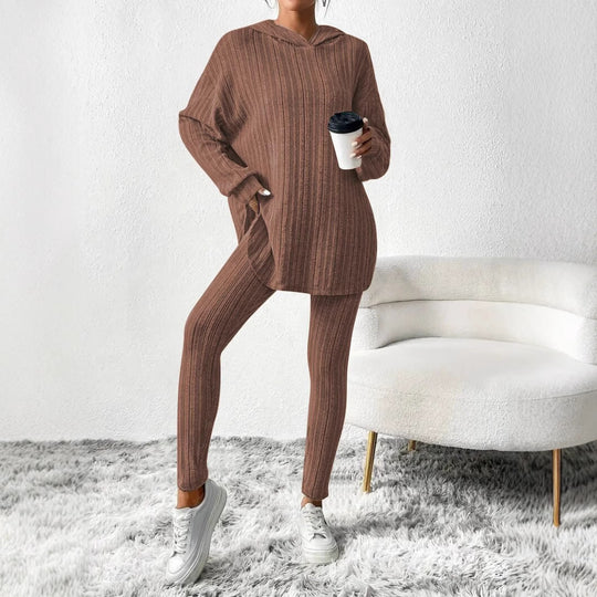 Damen lässiges Sweatshirt und Leggings Set mit hohem Tragekomfort EB