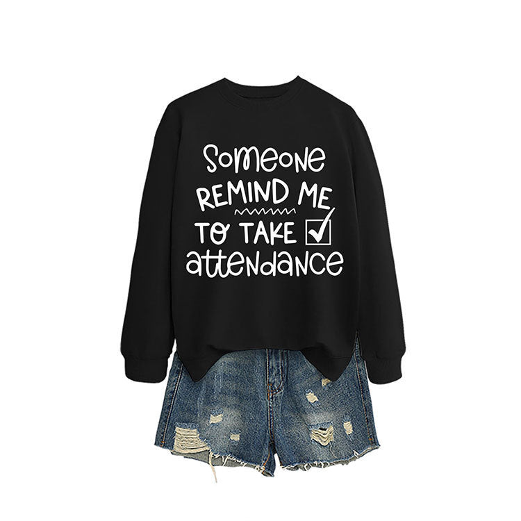 Damen Sweatshirt mit witzigem Motiv und inspirierendem Schriftzug EB