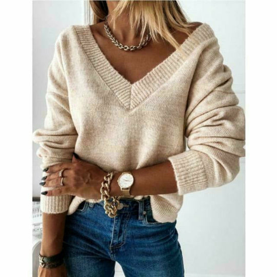 EB | Pullover mit V-Ausschnitt