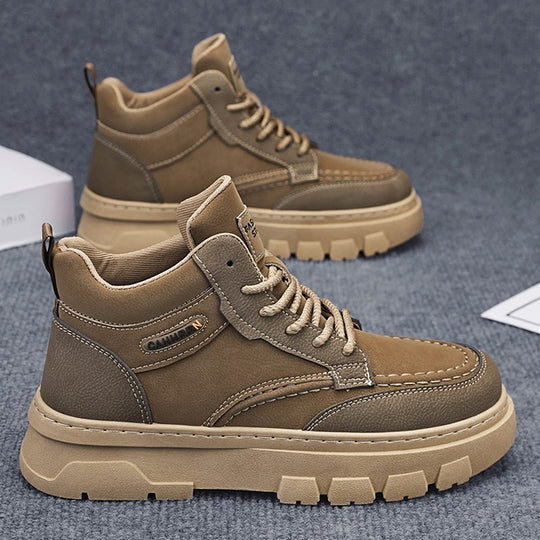 Damen modische Winterboots mit robuster Profilsohle und weichem Innenfutter EB