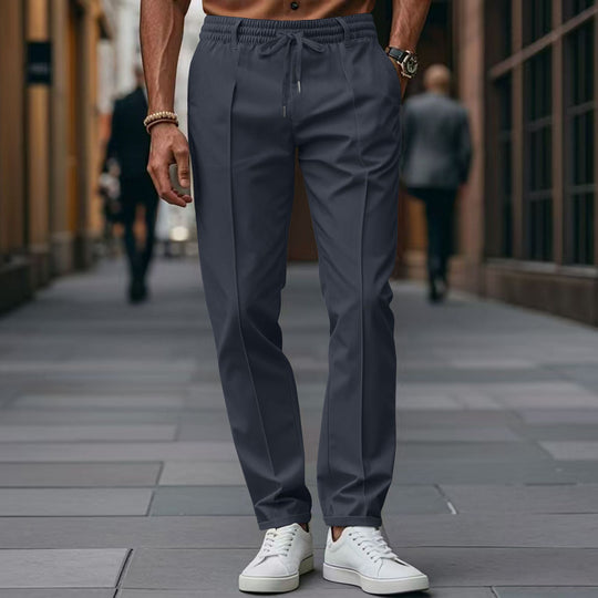 Herren lässige Jogginghose mit elastischem Bund und praktischen Seitentaschen EB