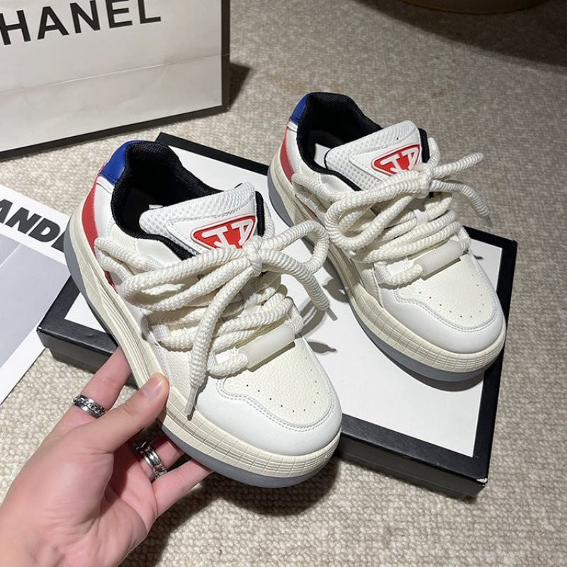 Damen Sportliche Sneaker im modernen Design mit dicker Sohle EB