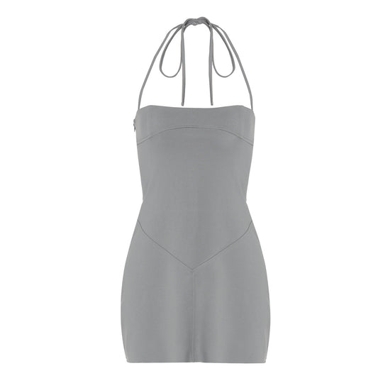 Damen Bandeau Sommerkleid mit verstellbaren Trägern EB
