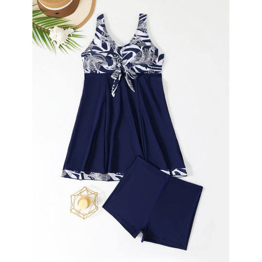 Damen Sportliches Strandkleid mit integrierten Shorts EB