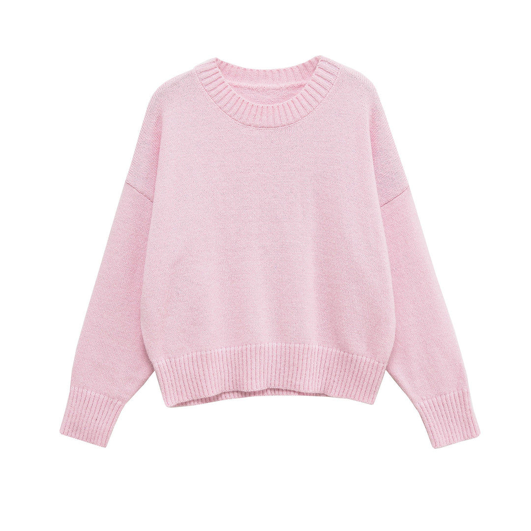 Damen lässiger Oversized Pullover EB