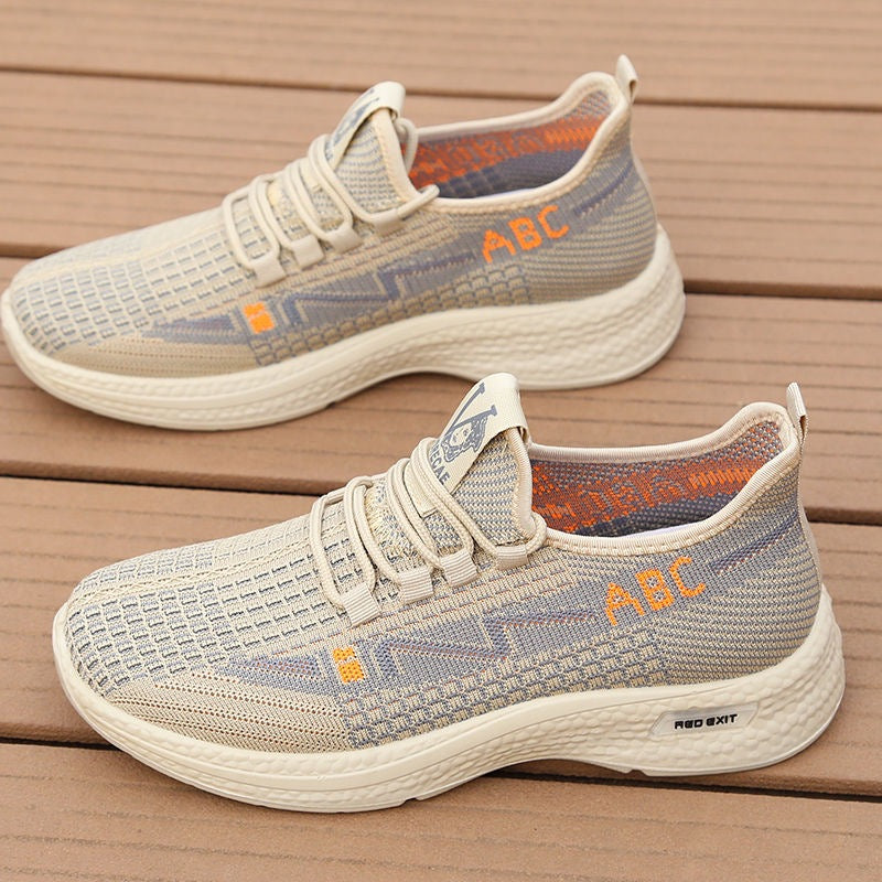 Damen Komfortable Sneaker mit atmungsaktiver Netzstruktur und flexibler Sohle EB